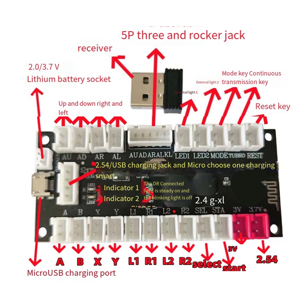 Joystick Module - L77A 2.4G Wireless Zero Delay Joystick