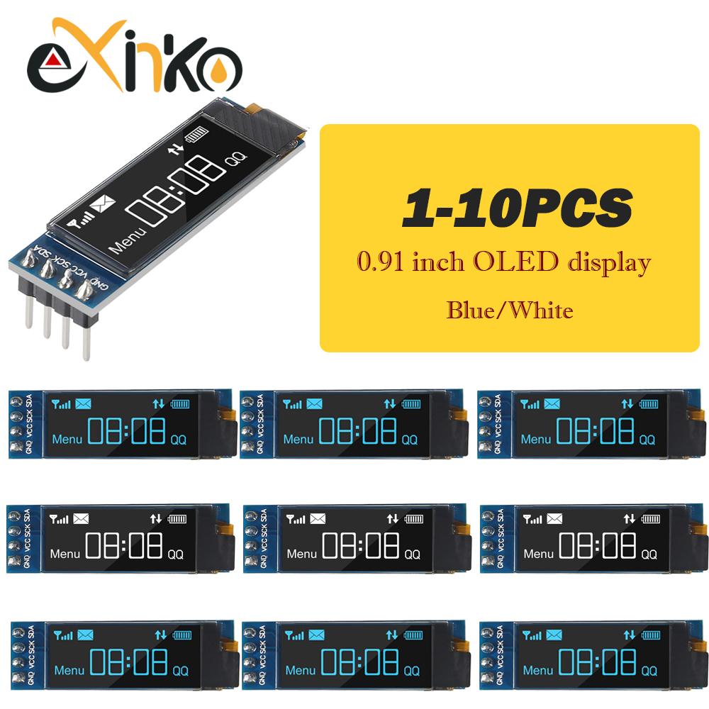 1-10pcs 0.91 inch OLED Display - Ssd1306 ulasan dan harga