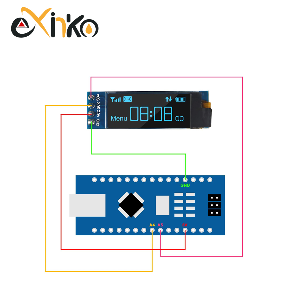 1-10pcs 0.91 inch OLED Display - Ssd1306 ulasan dan harga