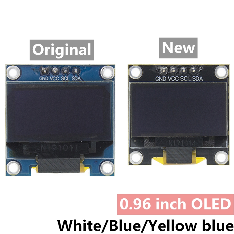 0.96 inch IIC Serial 4pin Whit - Ssd1306 ulasan dan harga