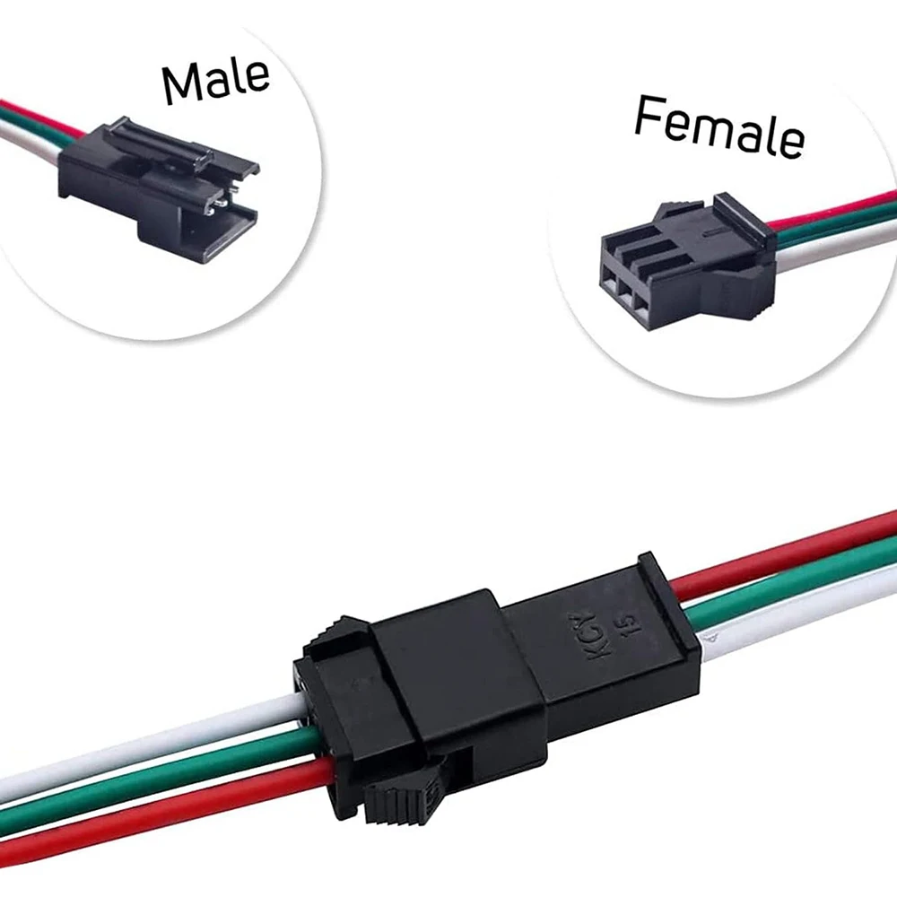 JST SM Male Female LED Extensi - Ws2812B ulasan dan harga