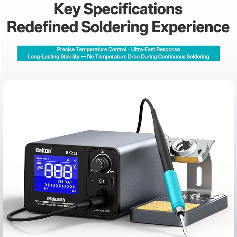 Bakon BK212 Smart Soldering St - Soldering Iron Temperature Probe ulasan dan harga