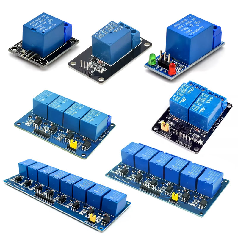 5V 1 2 4 6 8 Channel Relay Mod - Relay Module 4 Channel ulasan dan harga