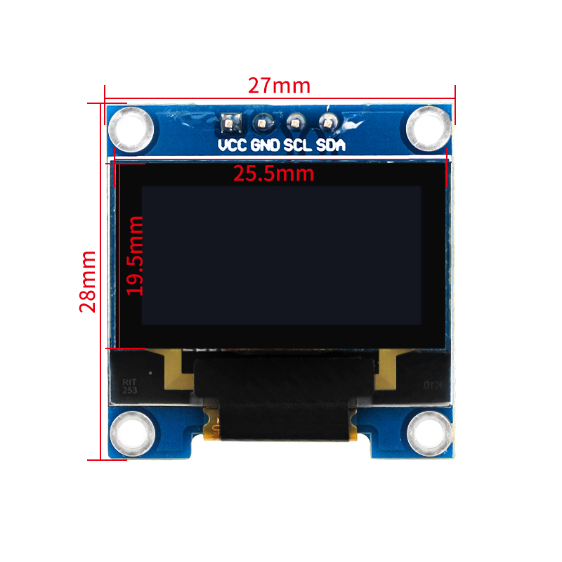 0.96 Inch OLED SSD1306 I2C IIC - Ssd1306 ulasan dan harga