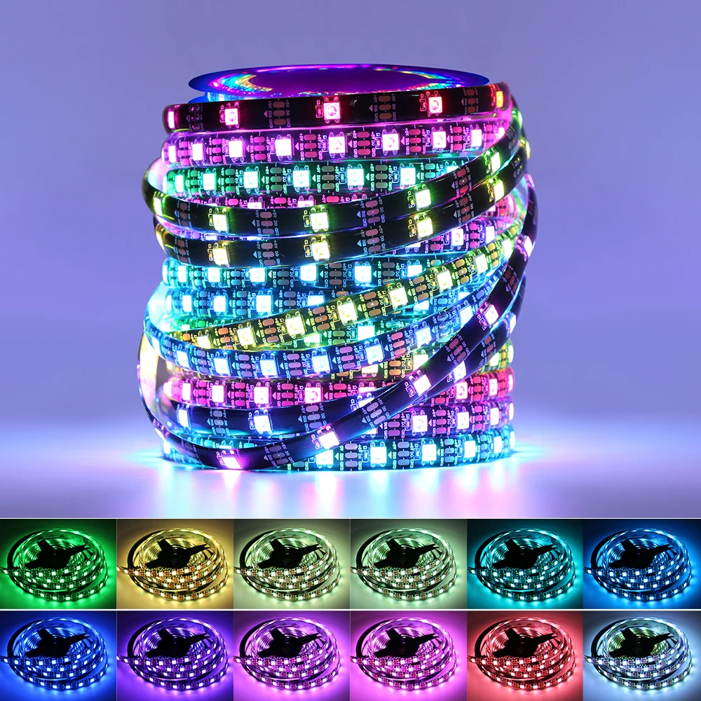 5V WS2812B Pixel RGB Led Strip - Ws2812B Strip 5V ulasan dan harga