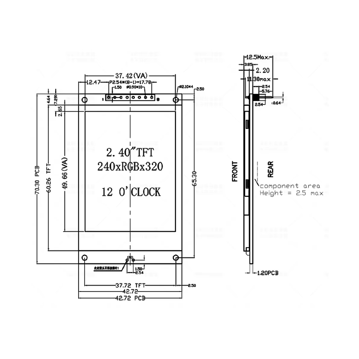 2.4 Inch TFT LCD Display Modul - Tft Display 2.4 ulasan dan harga