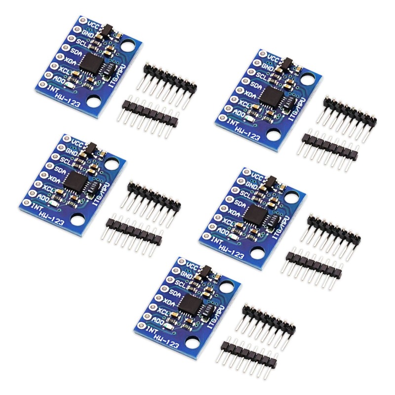 5Pcs GY-521 MPU-6050 MPU6050 A - Mpu6050 ulasan dan harga