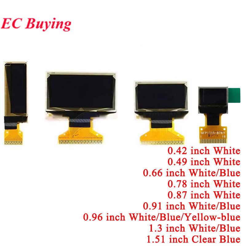 OLED Display LCD 0.42 0.49 0.6 - Ssd1306 ulasan dan harga