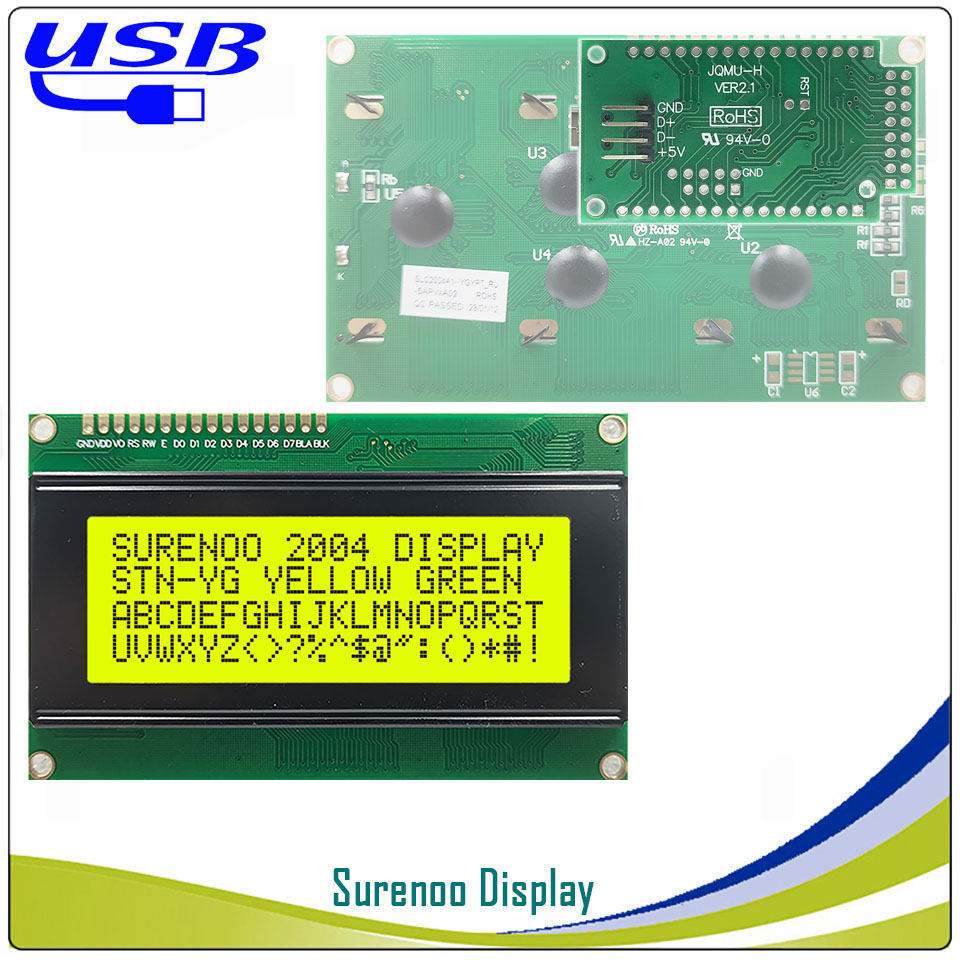 Surenoo LCD2USB USB 204 20X4 2 - Lcd 1602 ulasan dan harga