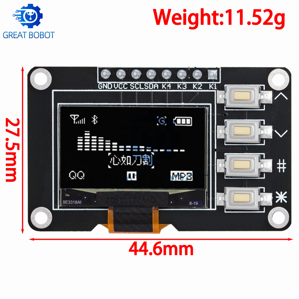 1~2pcs 0.96 inch OLED IIC Whit - Ssd1306 ulasan dan harga
