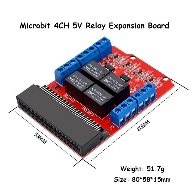 A64I Microbit 4 Channel Relay  - Relay Module 4 Channel ulasan dan harga