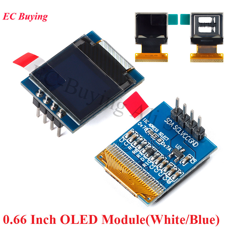 0.66 inch OLED LCD Dispaly Mod - Ssd1306 ulasan dan harga